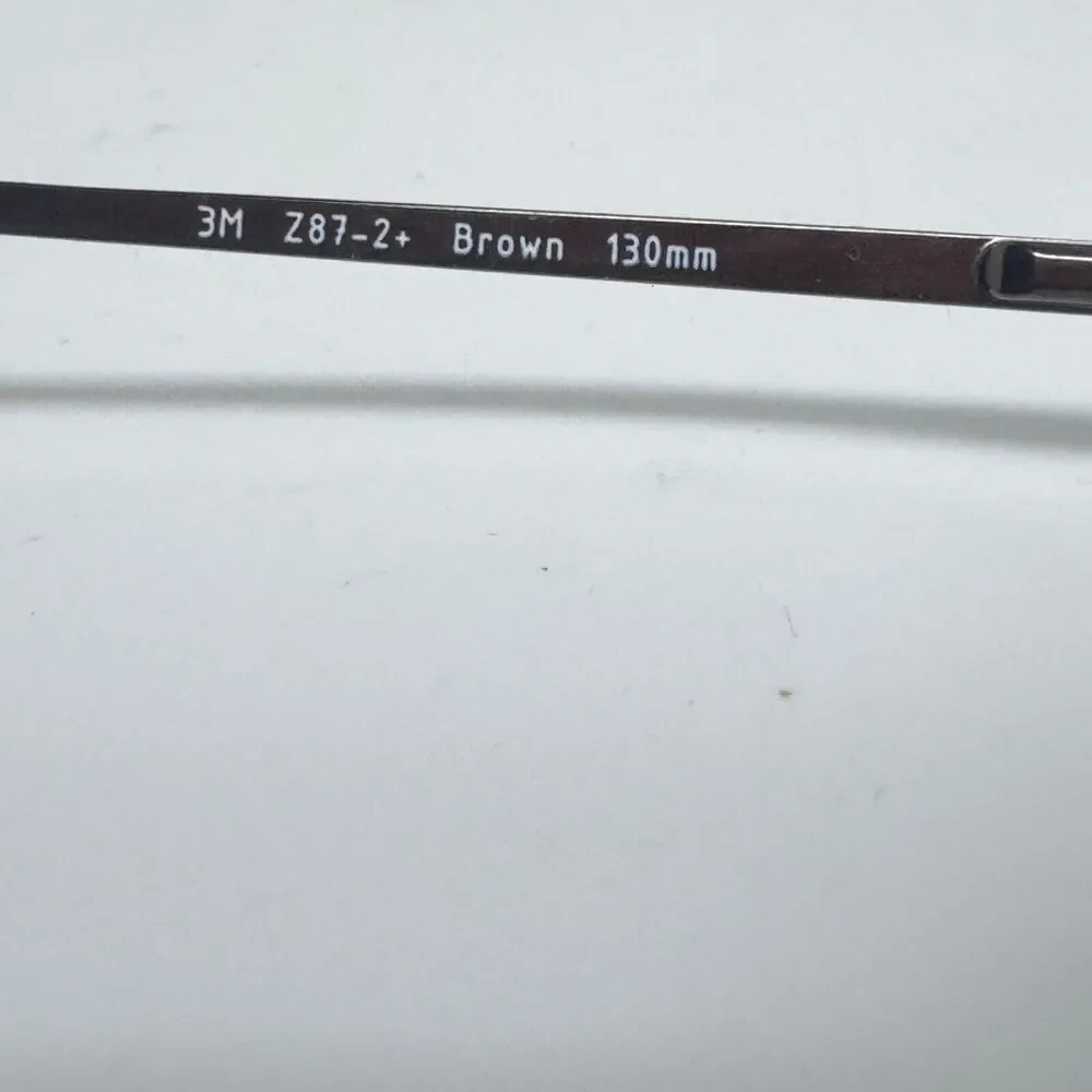 3M Classic 1 BROWN 50-15-130 Brown Metal Full‎ Rim Eyeglasses Frame H15673